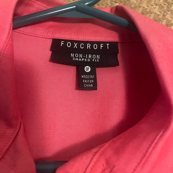 Foxcroft non iron shirt - rose red - Picture 2 of 5